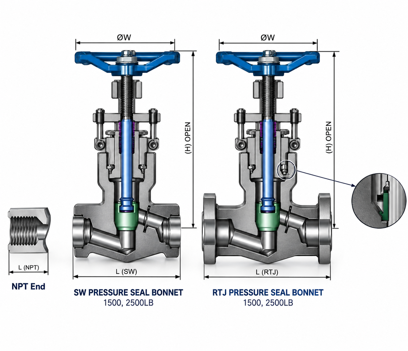 Forged Steel PSB Globe Valve