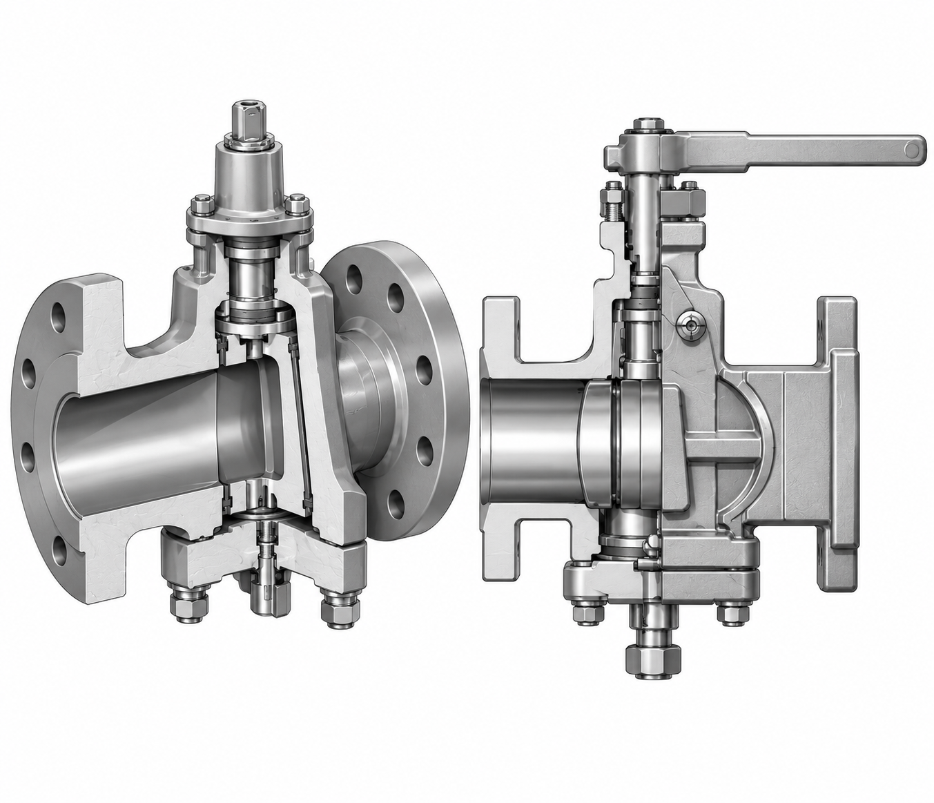 Inverted Pressure Lubricated Plug Valve
