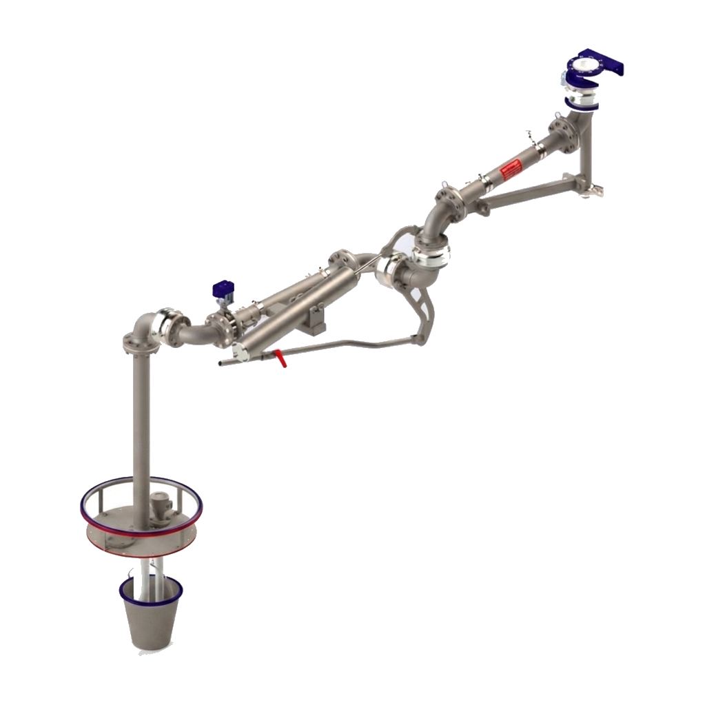 Top Loading Arms Lined with PTFE