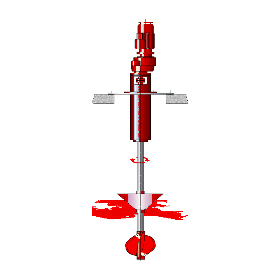 Mud Digester Agitators – Crust-Breaker Type