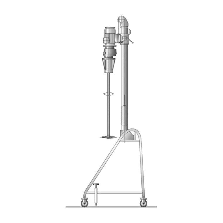 Mobile Agitator Emulsifiers on Trolley